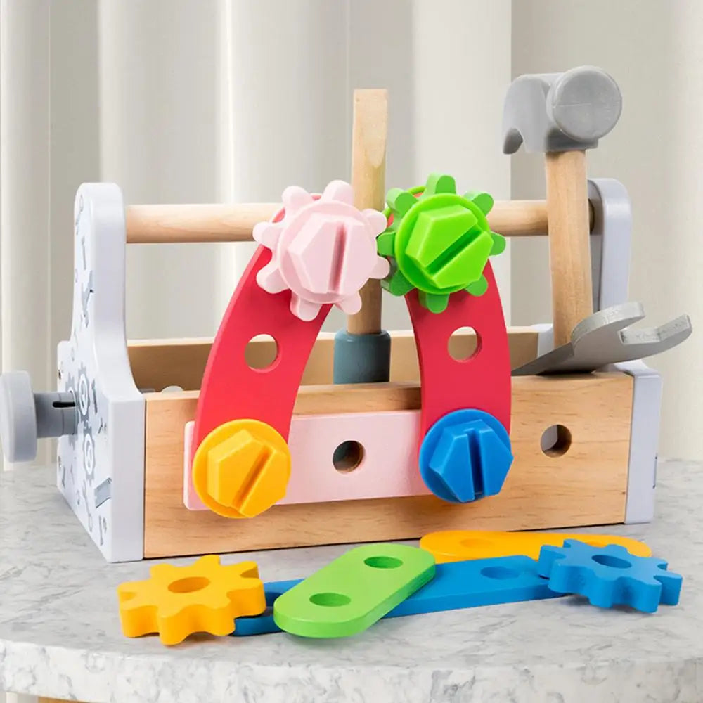 Wooden Tool Set for Kids