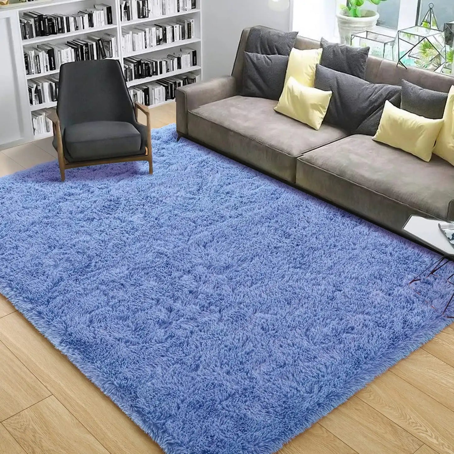 Fluffy Plush Soft Area Rug for Living Room & Kids' Rooms