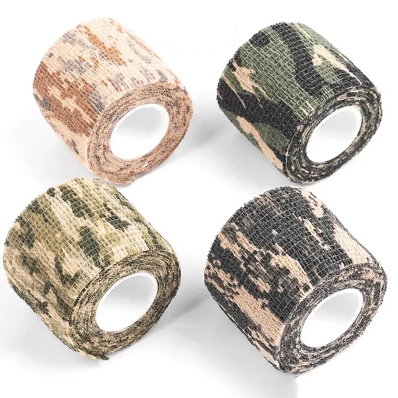 Camouflage Tape Wrap Military Army Hunting Self-Adhesive Protective Bandage