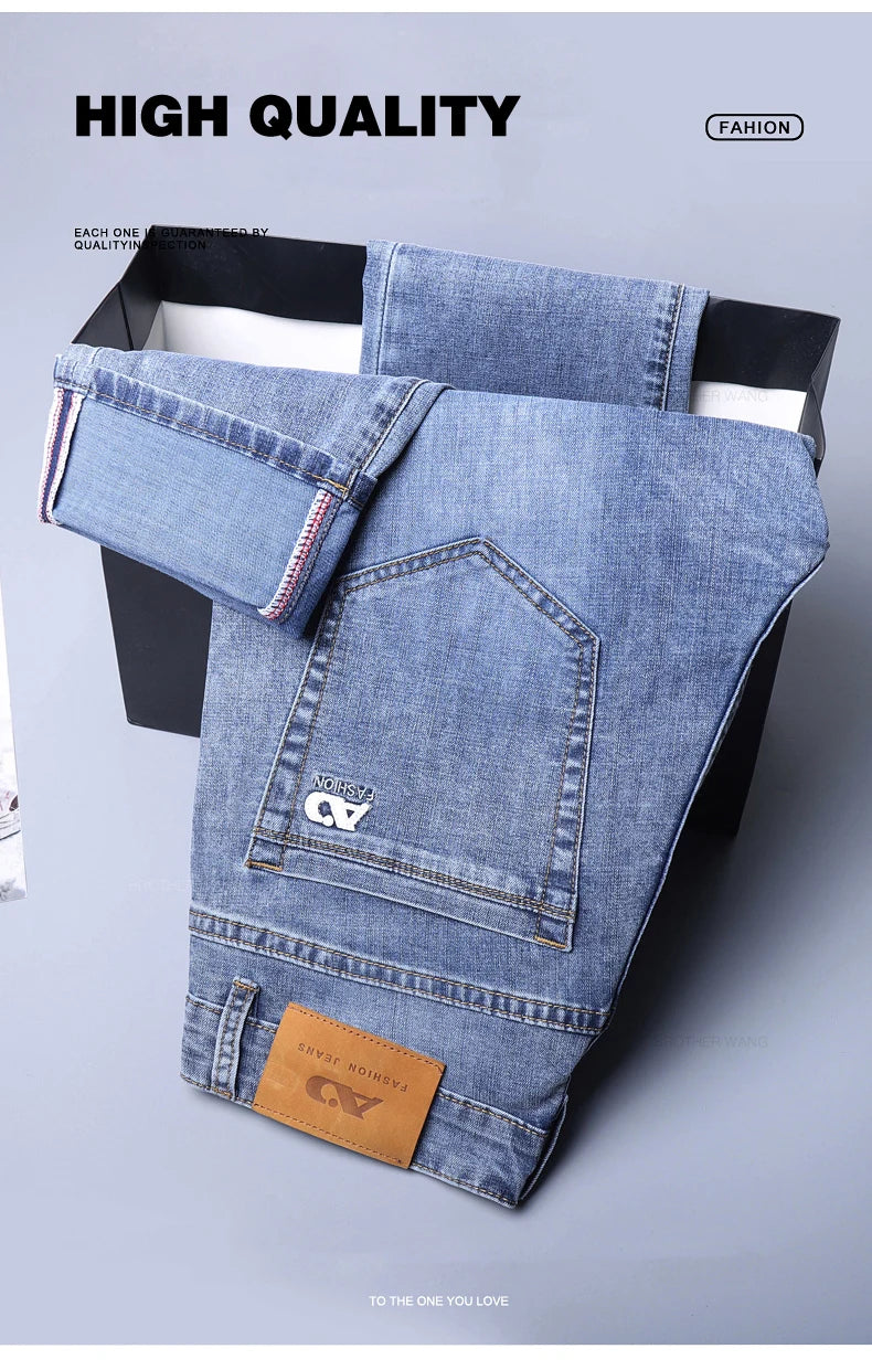Men’s Light Blue Slim Jeans