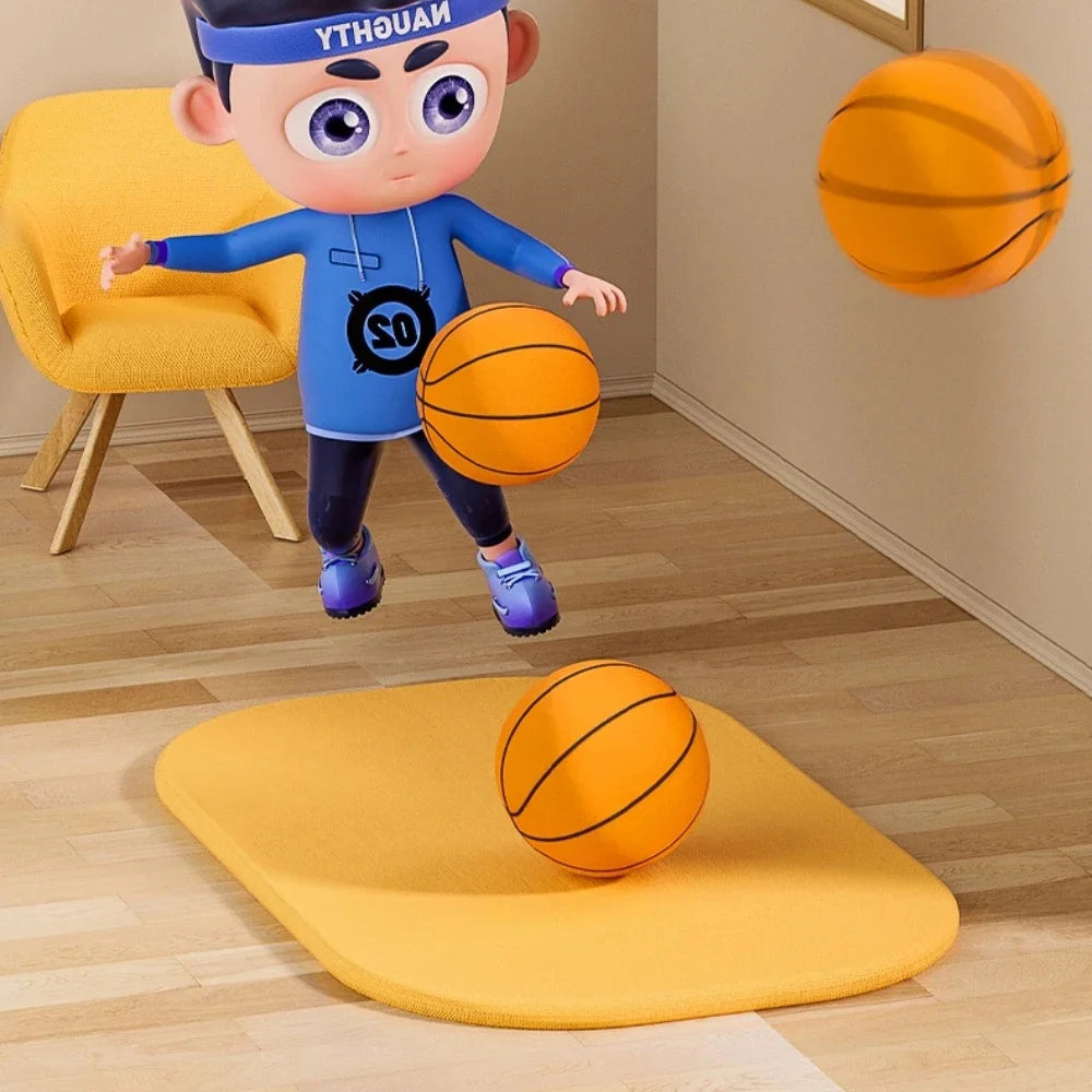 Foam Basketball for Kids – Silent Bouncing & Squeezable Fun