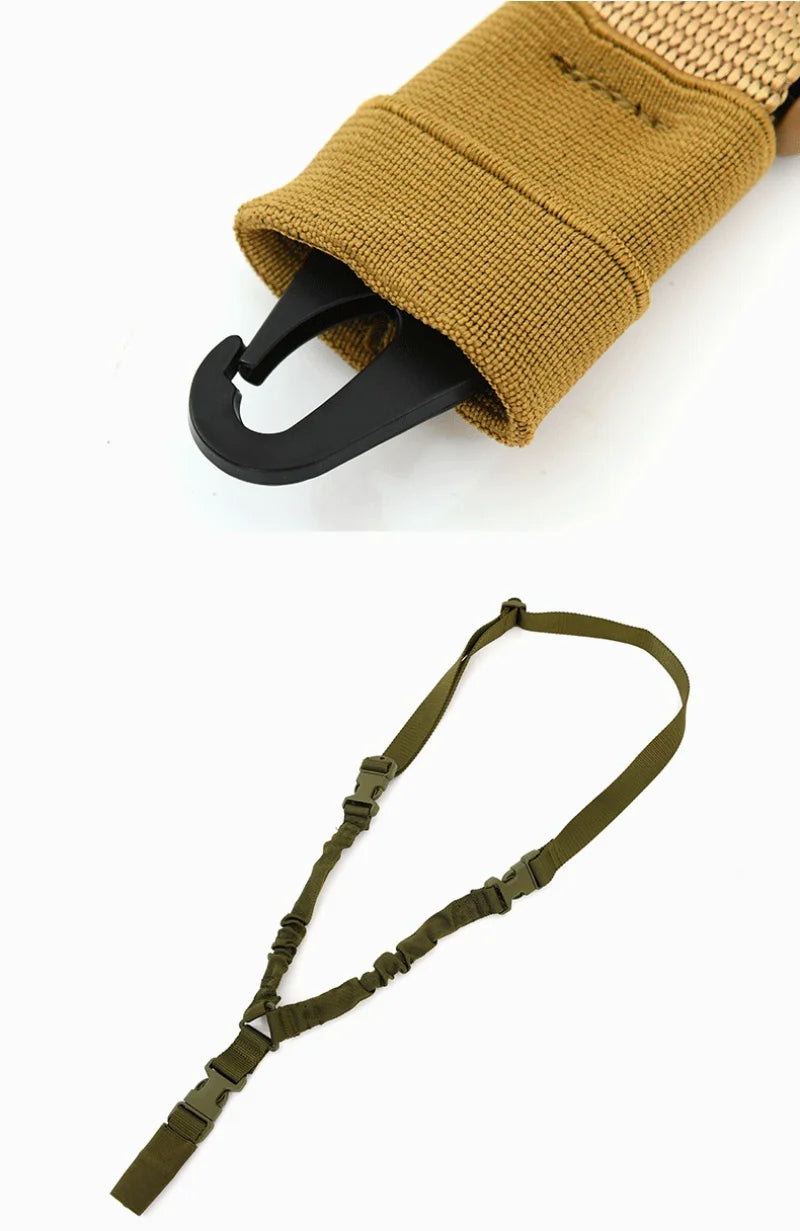Shotgun Belt – MOLLE Gear Single Point Gun Sling with Metal Buckle