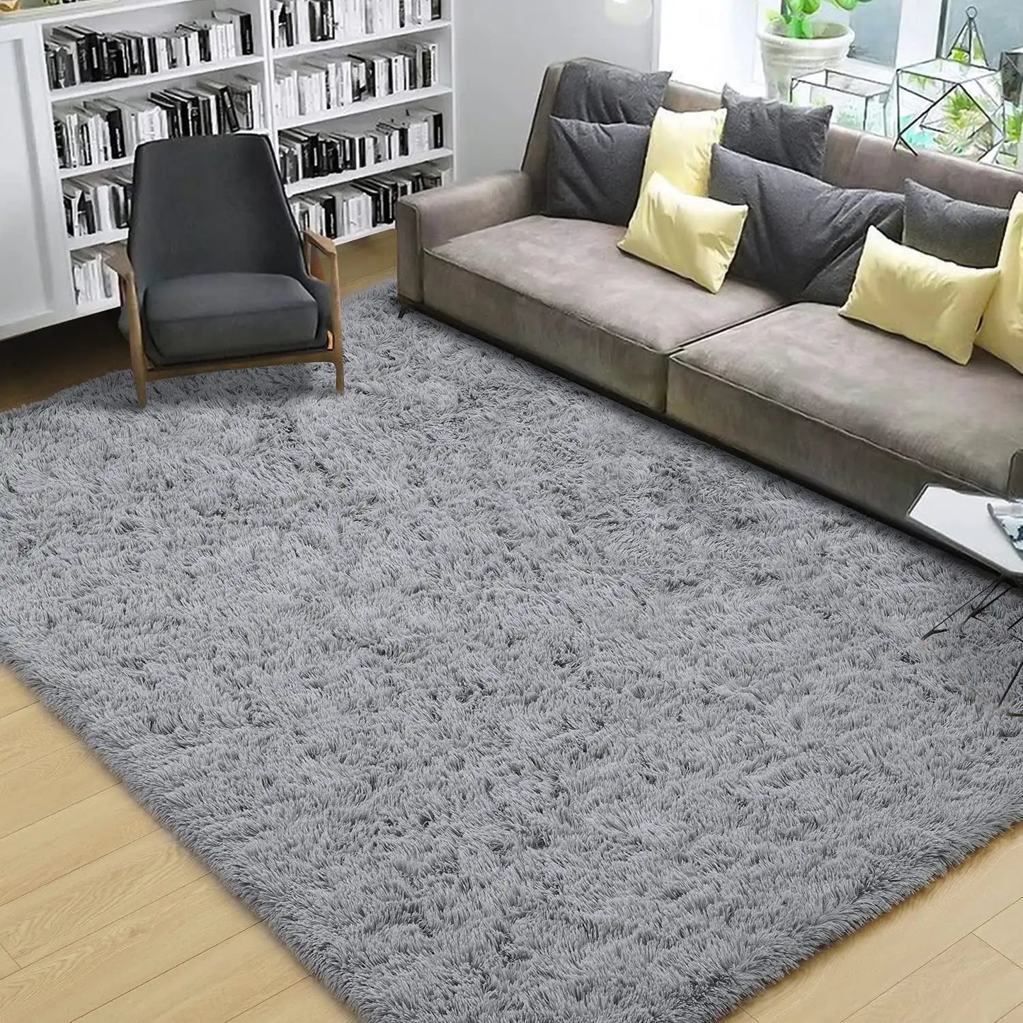 Fluffy Plush Soft Area Rug for Living Room & Kids' Rooms