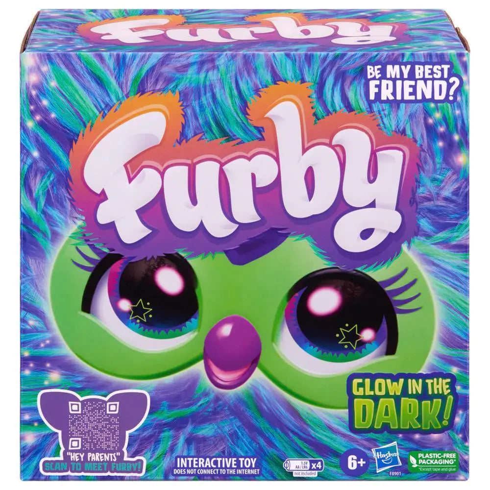 Original Furby Purple Coral Interactive Galaxy Edition Plush Toy