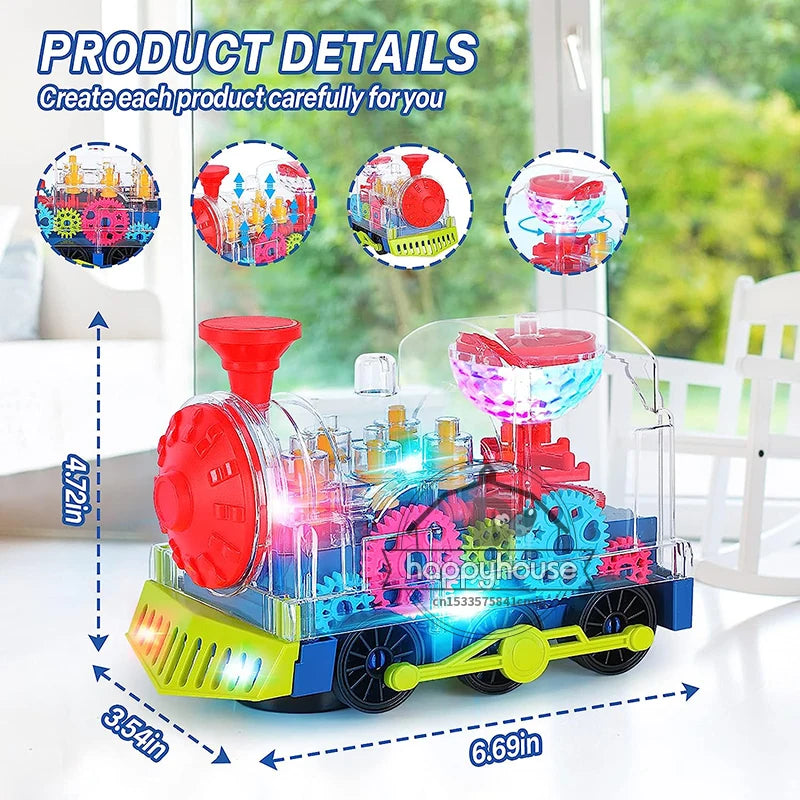 Transparent Train Toy