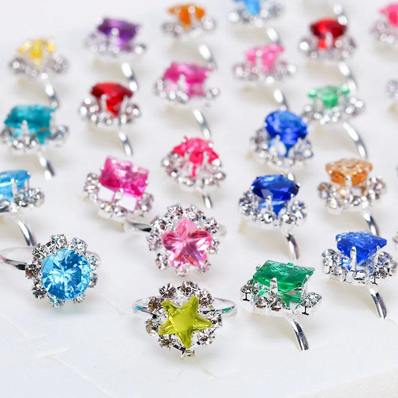 Children’s Adjustable Cartoon Rings