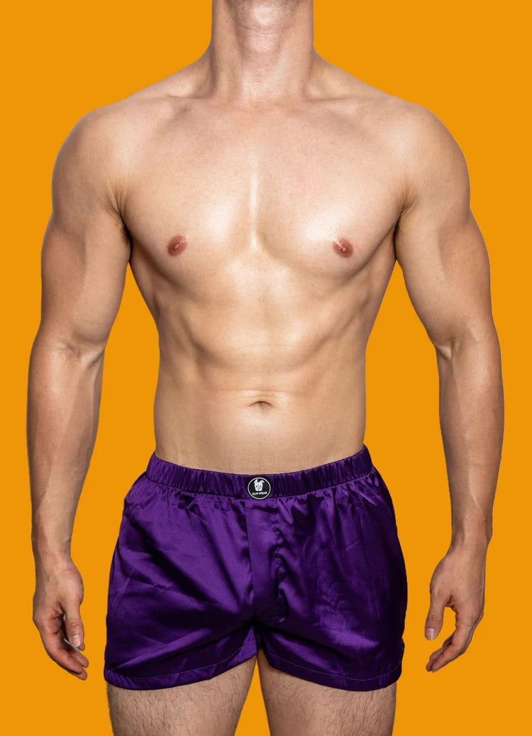 Men's Low-Rise Silk Smooth Boxer Briefs