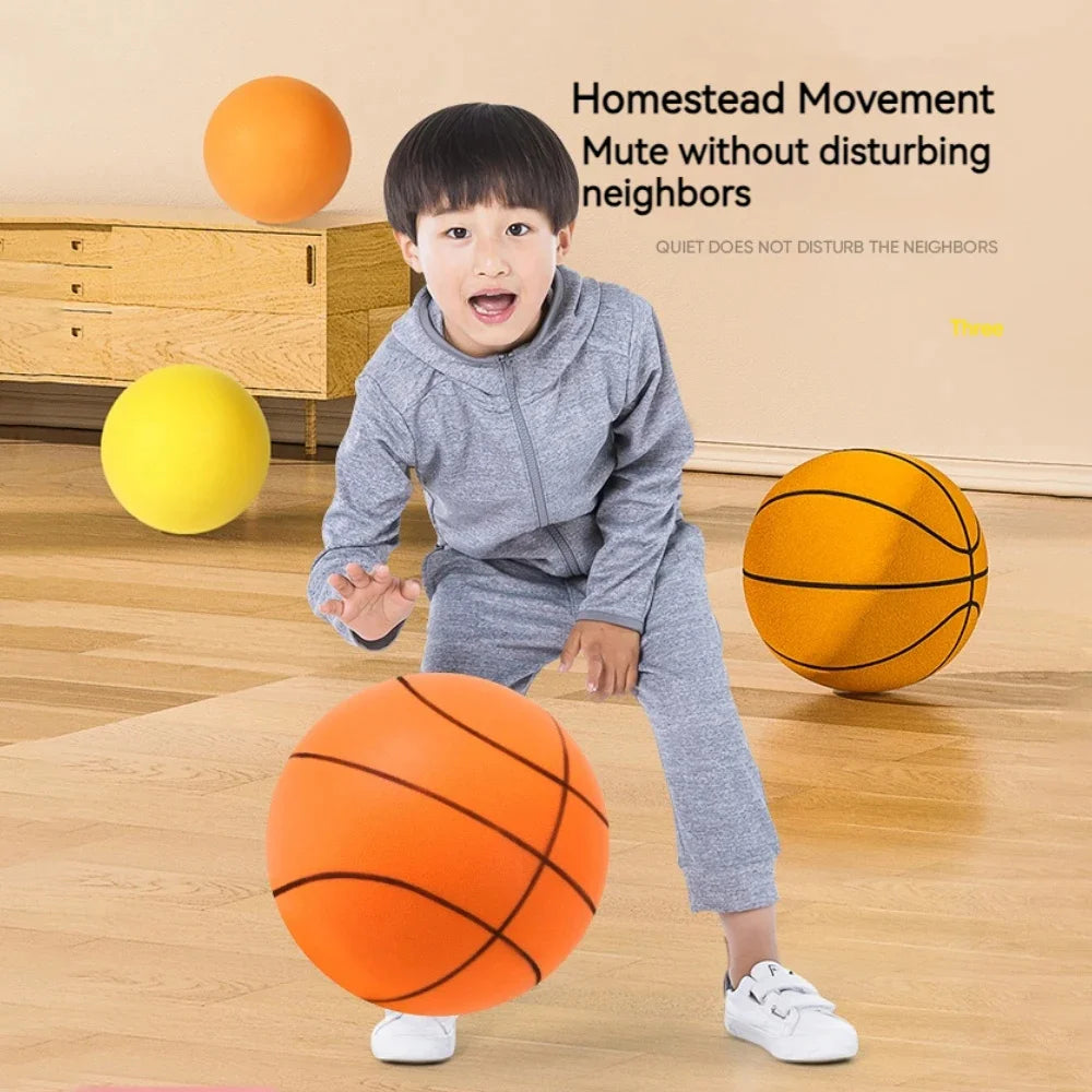 Foam Basketball for Kids – Silent Bouncing & Squeezable Fun