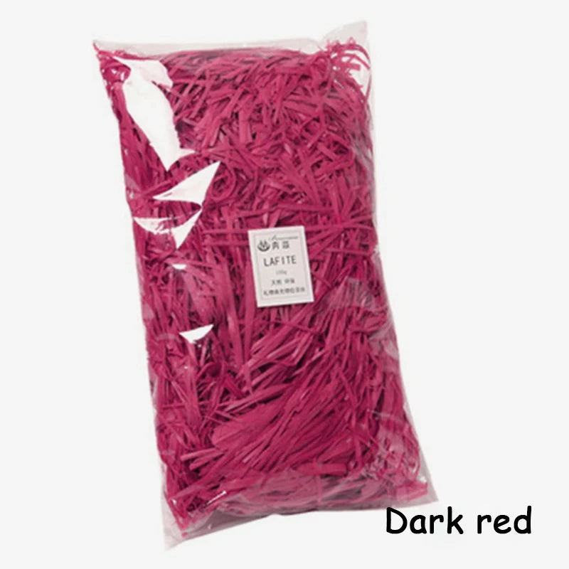 100g Colorful Shred Crinkle Paper Raffia: