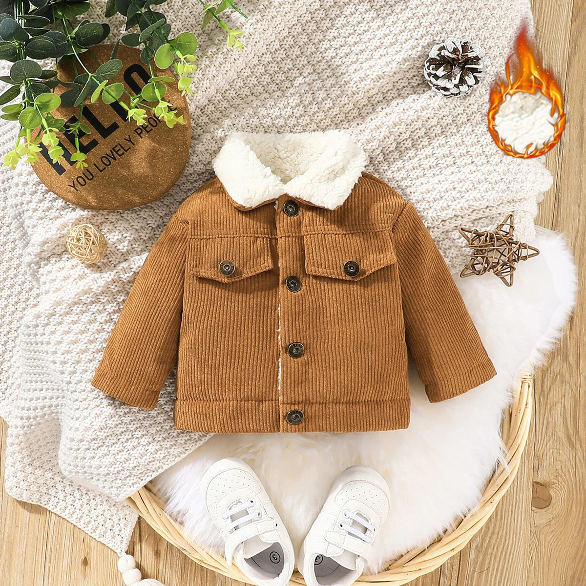 Warm Jacket Outwear For Newborn Baby Boy