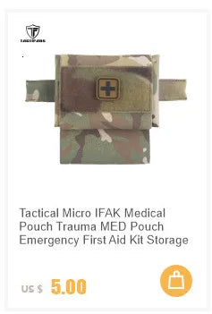Roll 1 Trauma Pouch IFAK Medical Kit Storage Bag
