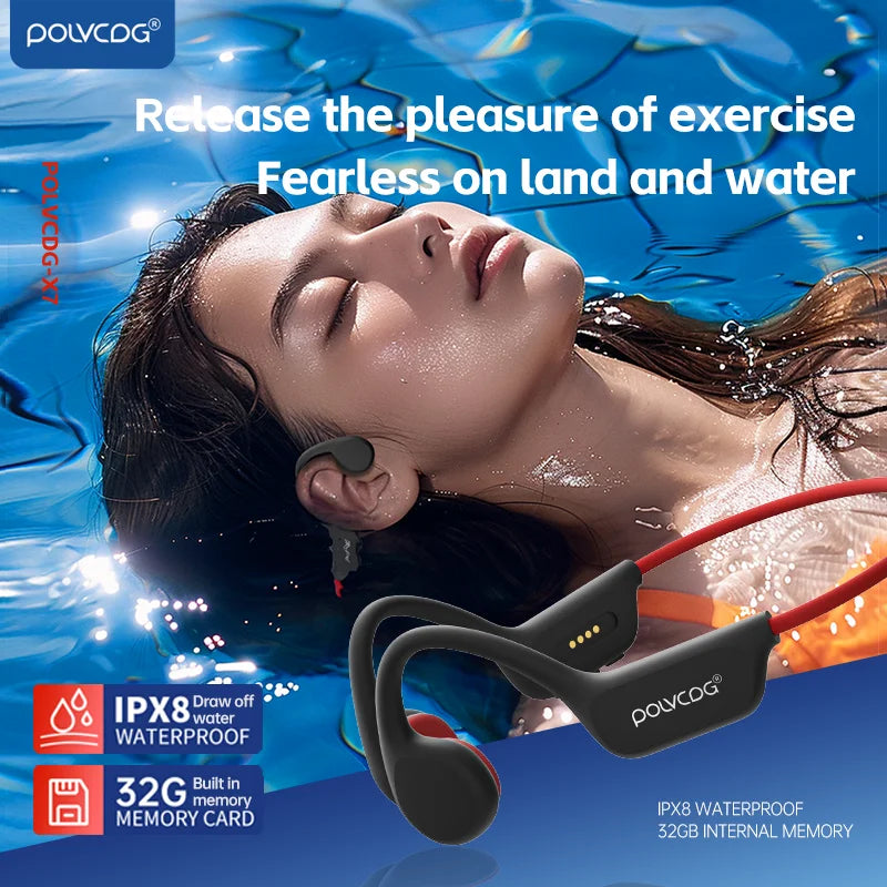 POLVCDG Bone Conduction Headset (2024 New Model)
