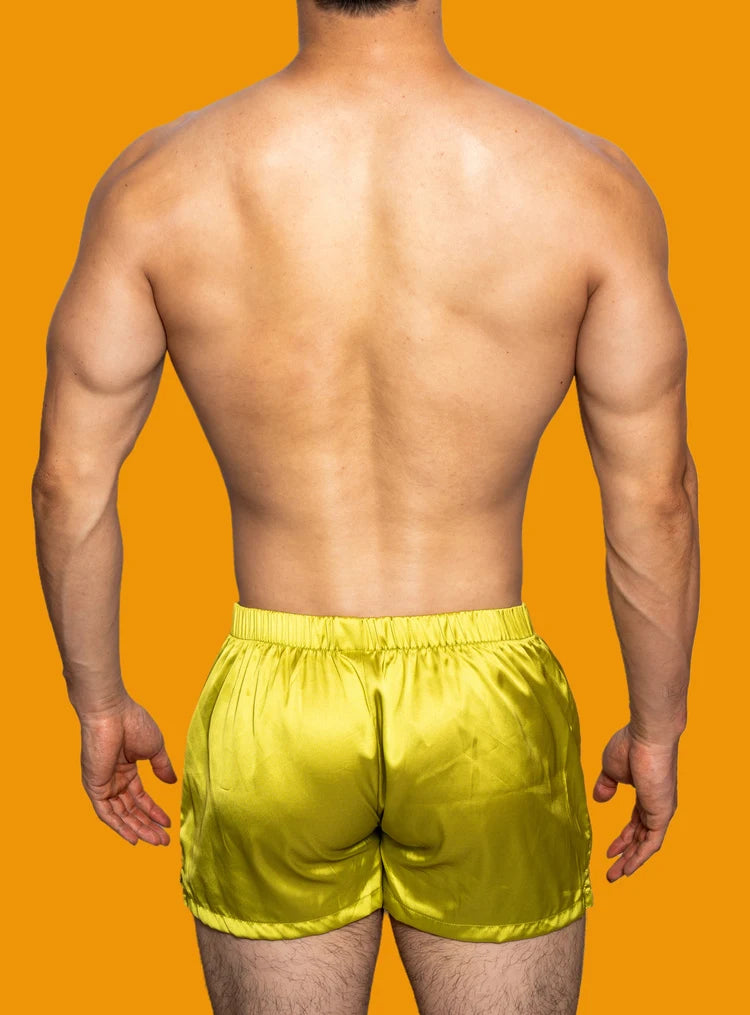 Men's Low-Rise Silk Smooth Boxer Briefs