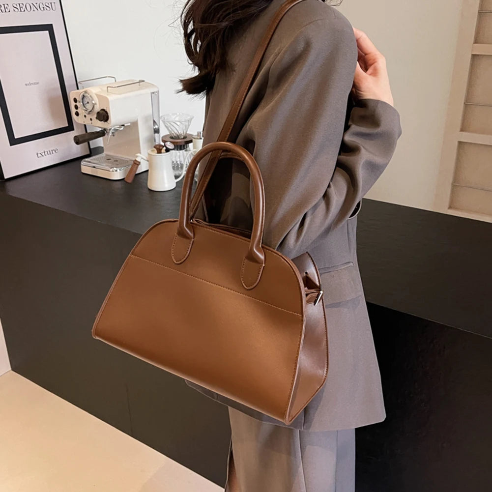 PU Leather Suede Tote Bag for Women