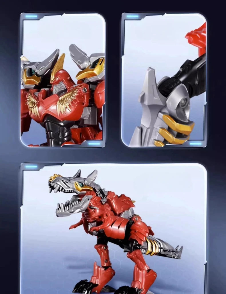 Anime Action Figures Dinosaur Robot Car