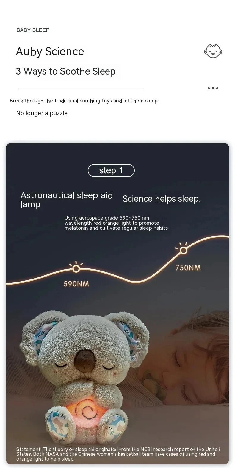 Baby Breath Soothing Bear Otter Plush Toy