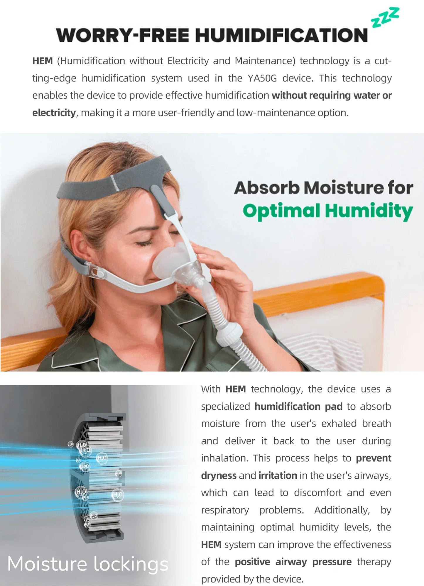 Mini Bluetooth CPAP anti-snoring device