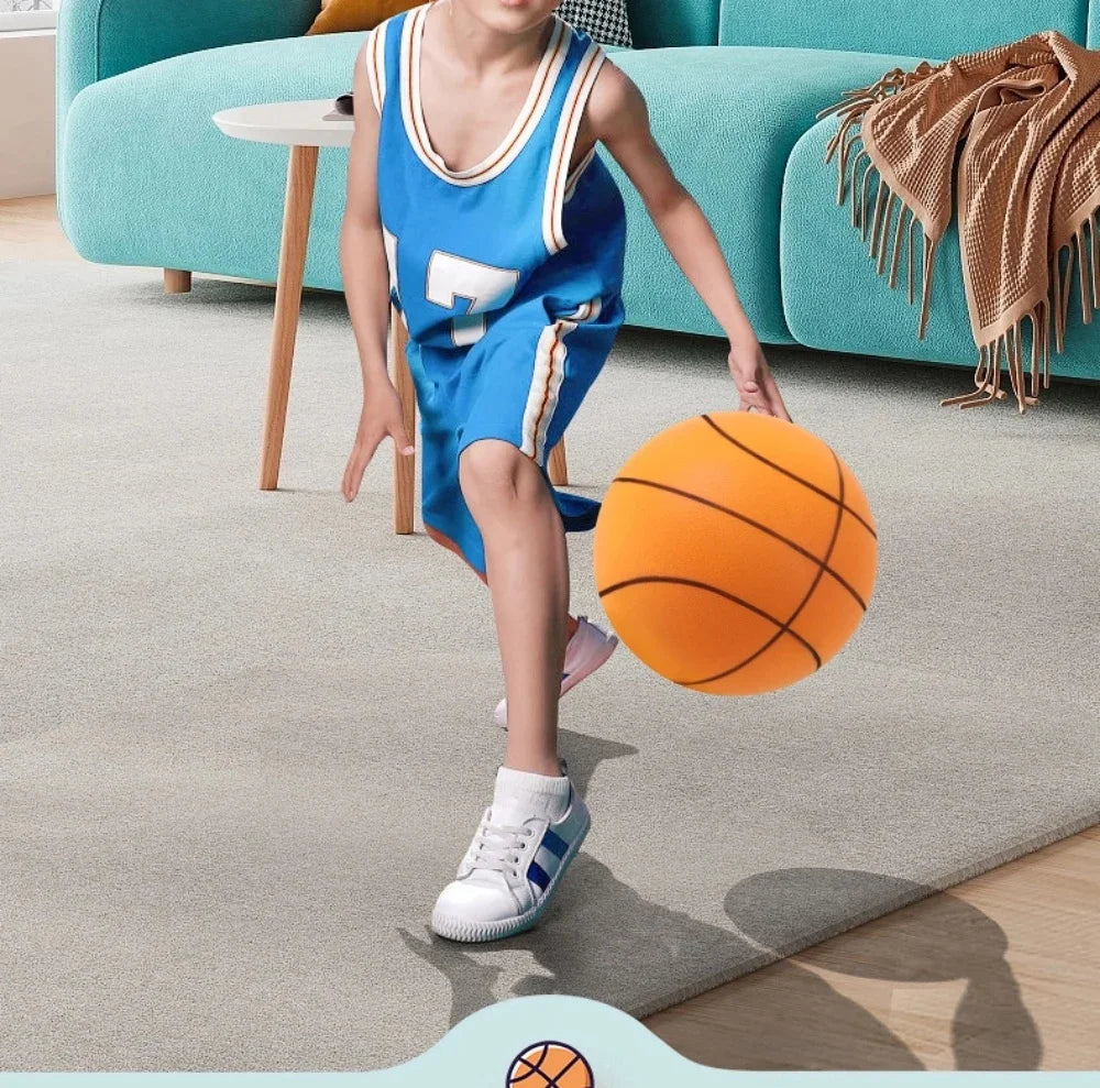 Foam Basketball for Kids – Silent Bouncing & Squeezable Fun