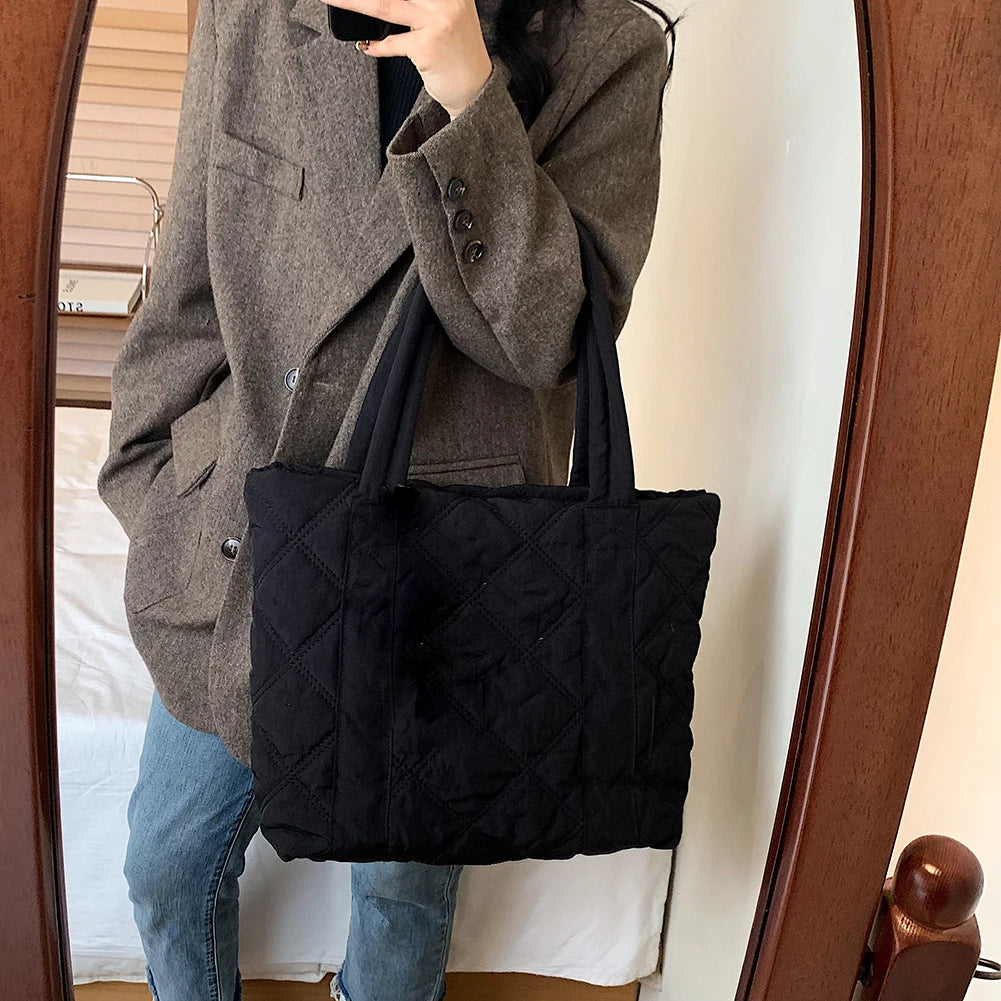 Ladies Diamond Lattice Bag