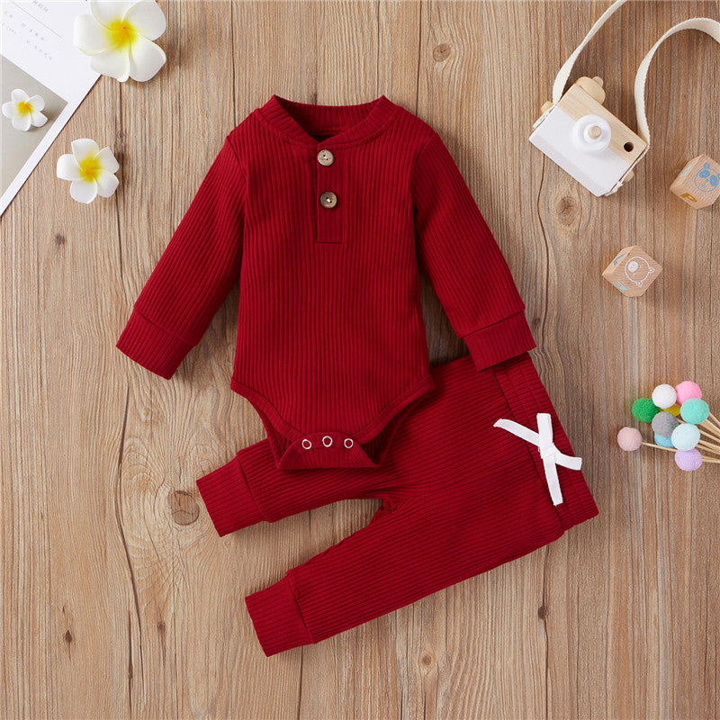 0-24 months Unisex Baby Spring Autumn Suit