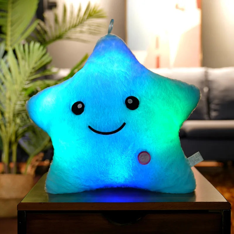 34CM Luminous Plush Star Pillow