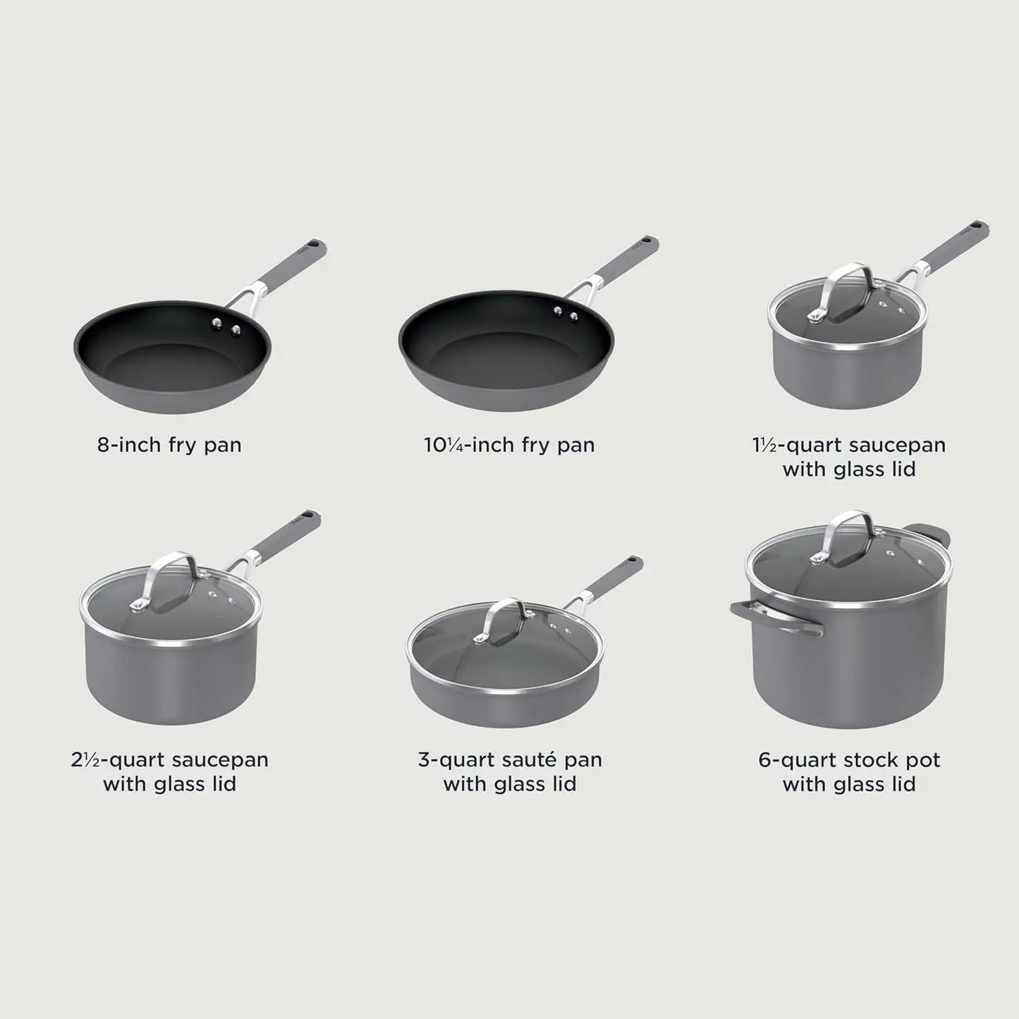 Ninja Pots and Pans Set Non Stick