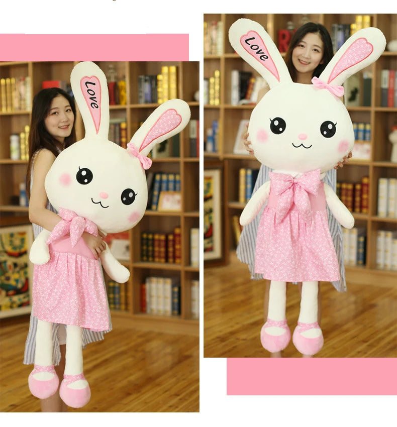 cute and stylish bunny plush
