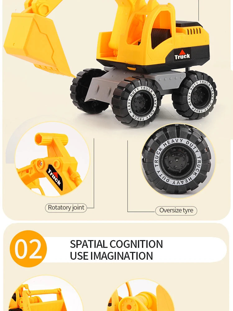 Excavator & Dump Truck Model Toy