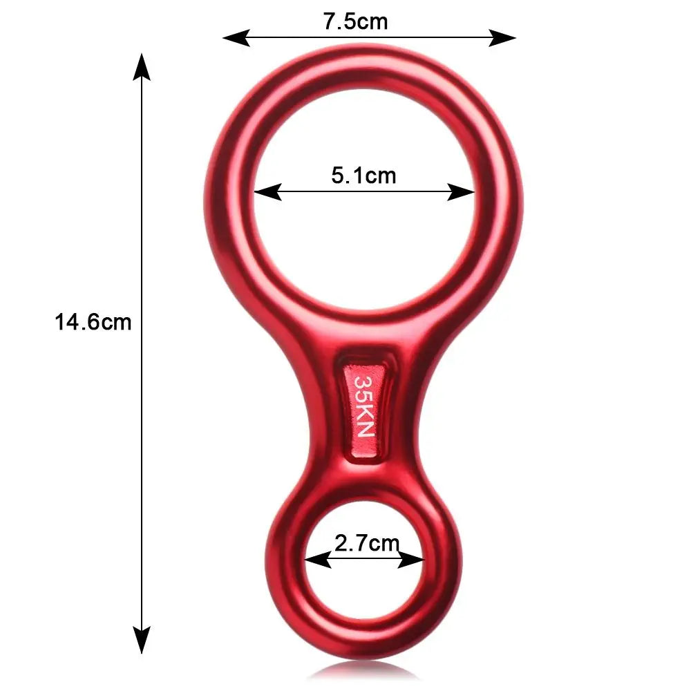 35KN Figure 8 Rock Climbing Descender