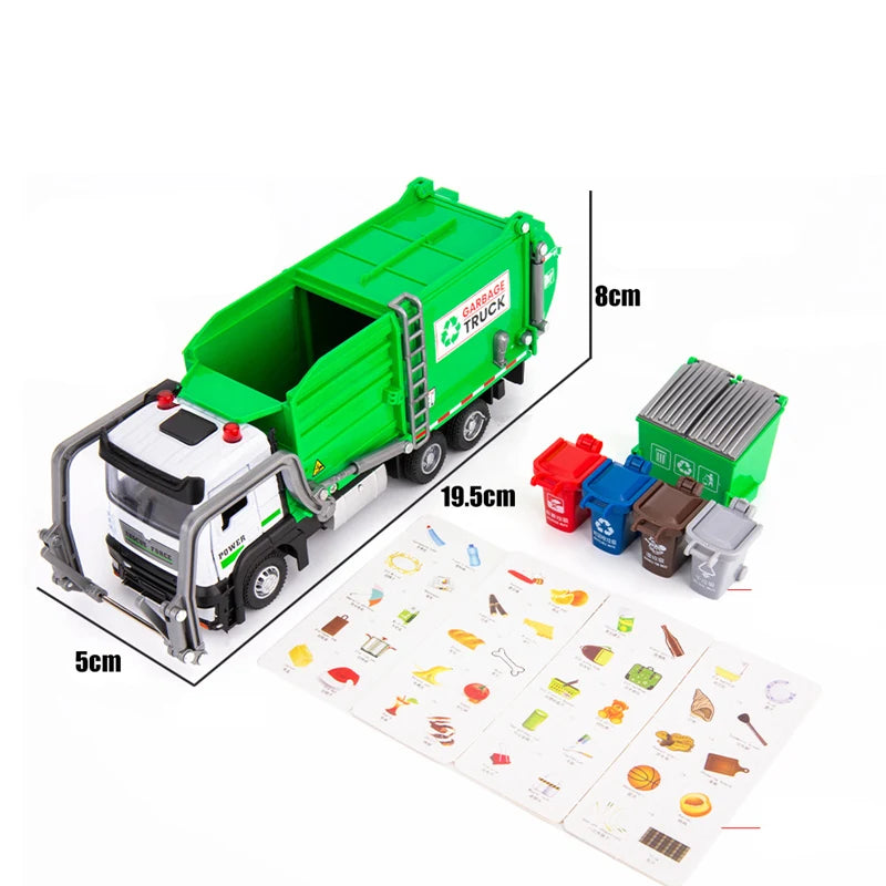 1/32 Garbage Collection City Garbage Vehicle Car Model