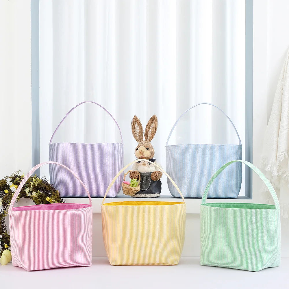 Seersucker Easter Basket