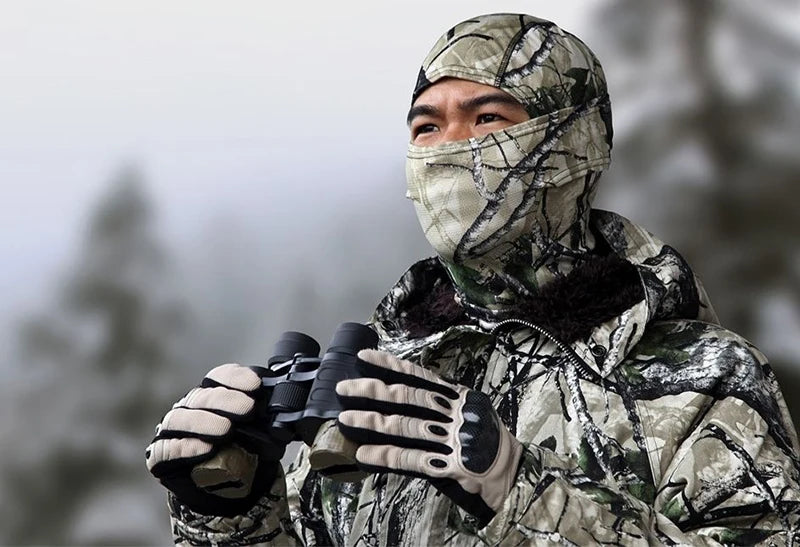 Balaclava Camouflage Full Face Mask – Multicam Neck Gaiter for Hunting, Cycling, and Wargames