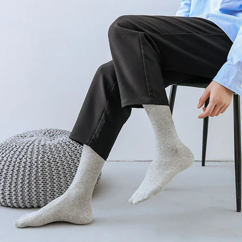Men's Cotton Knee-high Breathable Socks