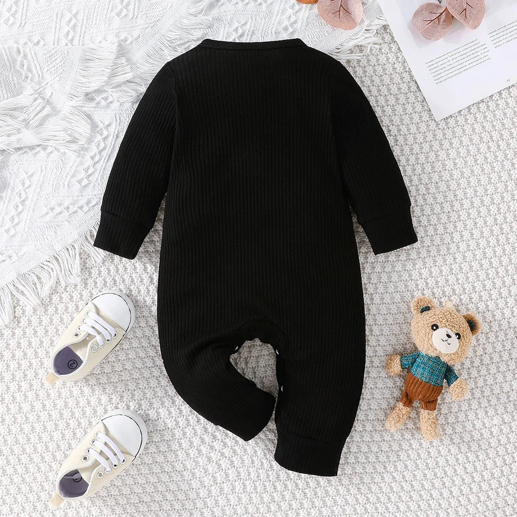 Newborn Baby Cartoon Bear Long Sleeve Onesies