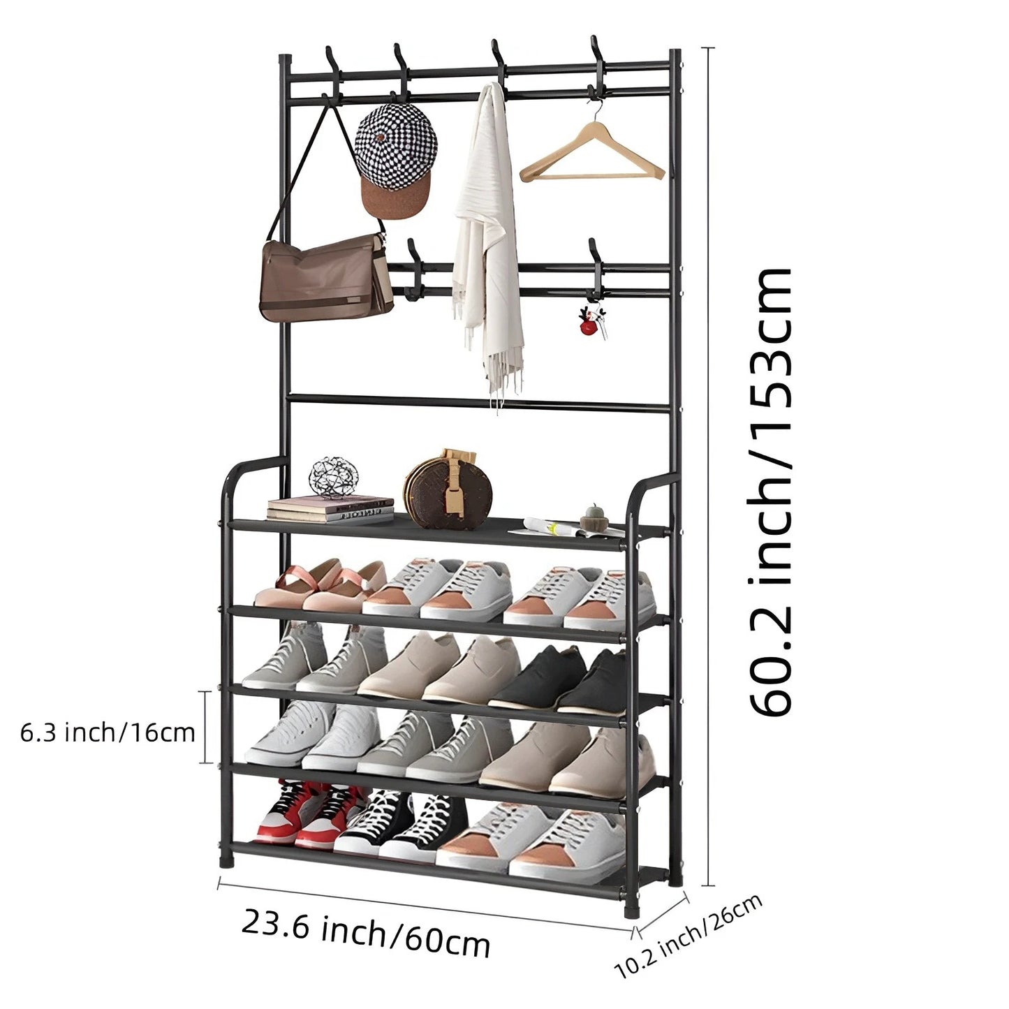 Shoe Rack and Coat Rack