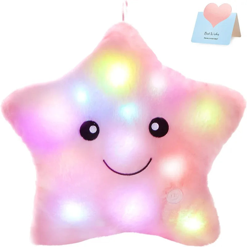 34CM Luminous Plush Star Pillow