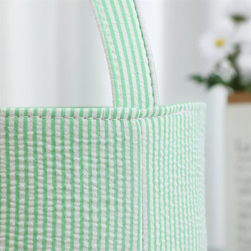 Seersucker Easter Basket