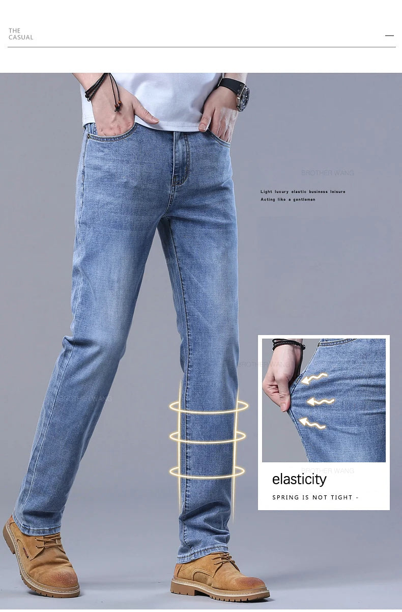 Men’s Light Blue Slim Jeans