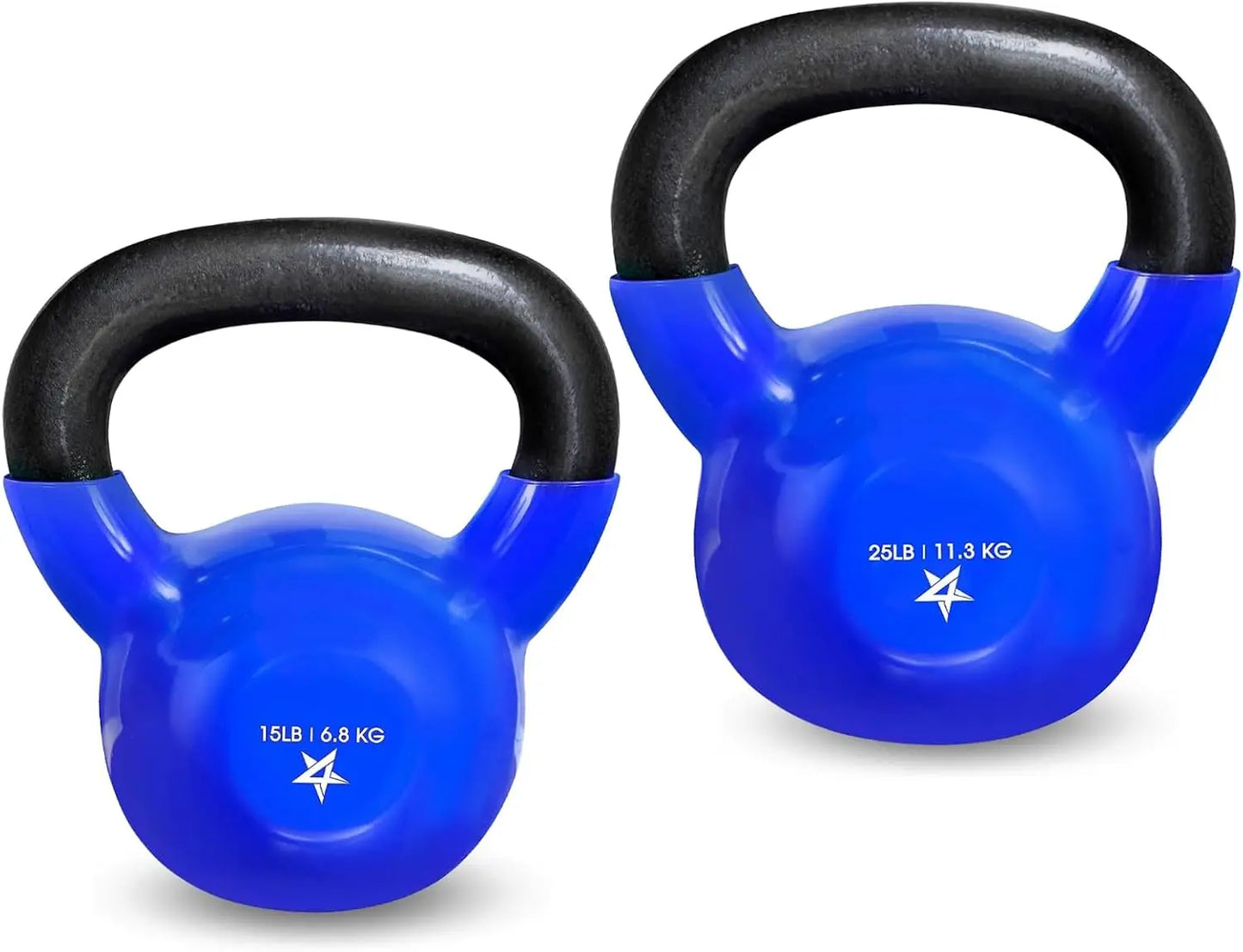 Vinyl Coated Kettlebell Set