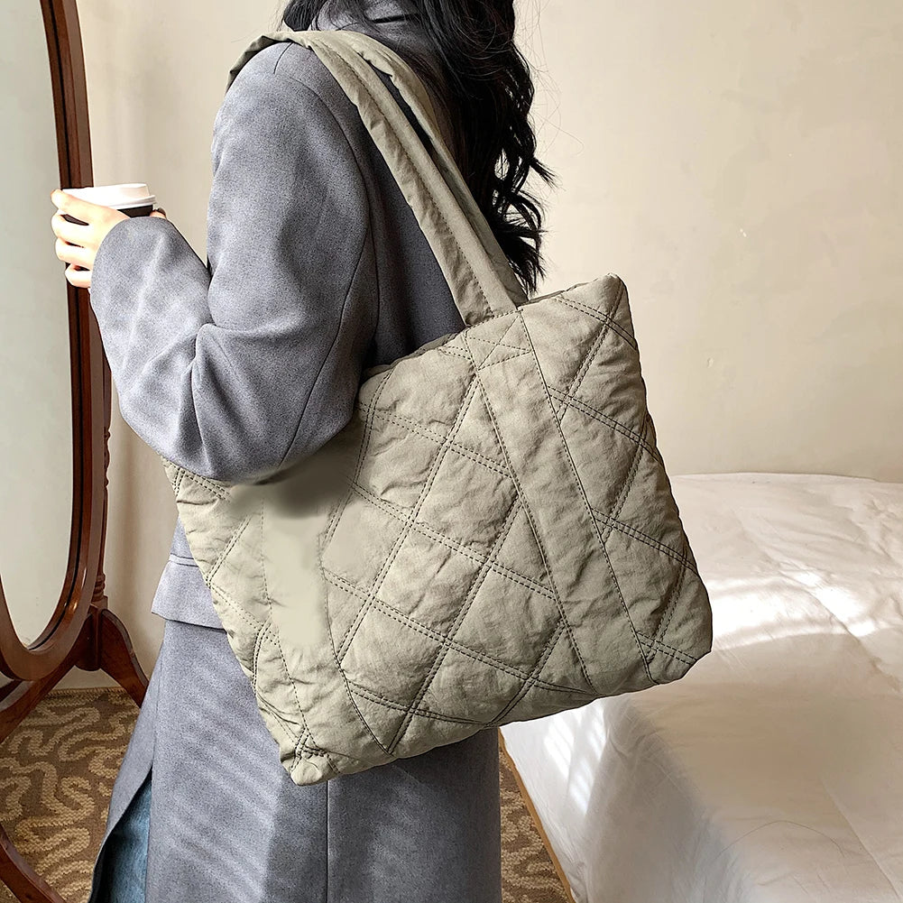 Ladies Diamond Lattice Bag