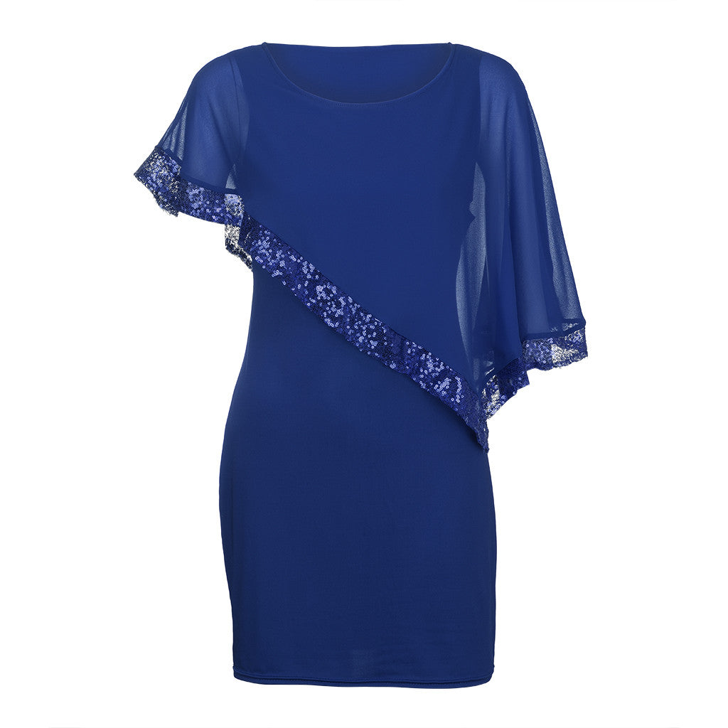 Elegant Sequined Plus Size Dresses