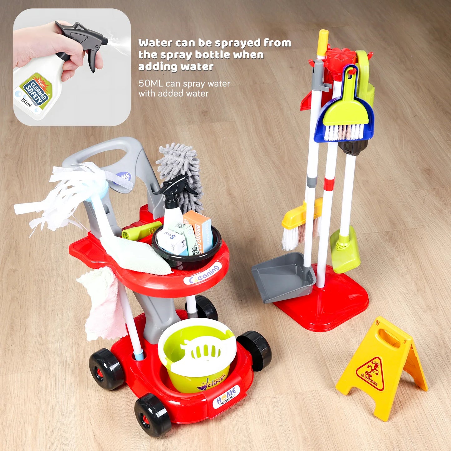 29 Pcs/Set Kids Play House Cleaning Toys