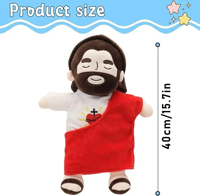 40CM Breathing Jesus Soothe Plush Toy