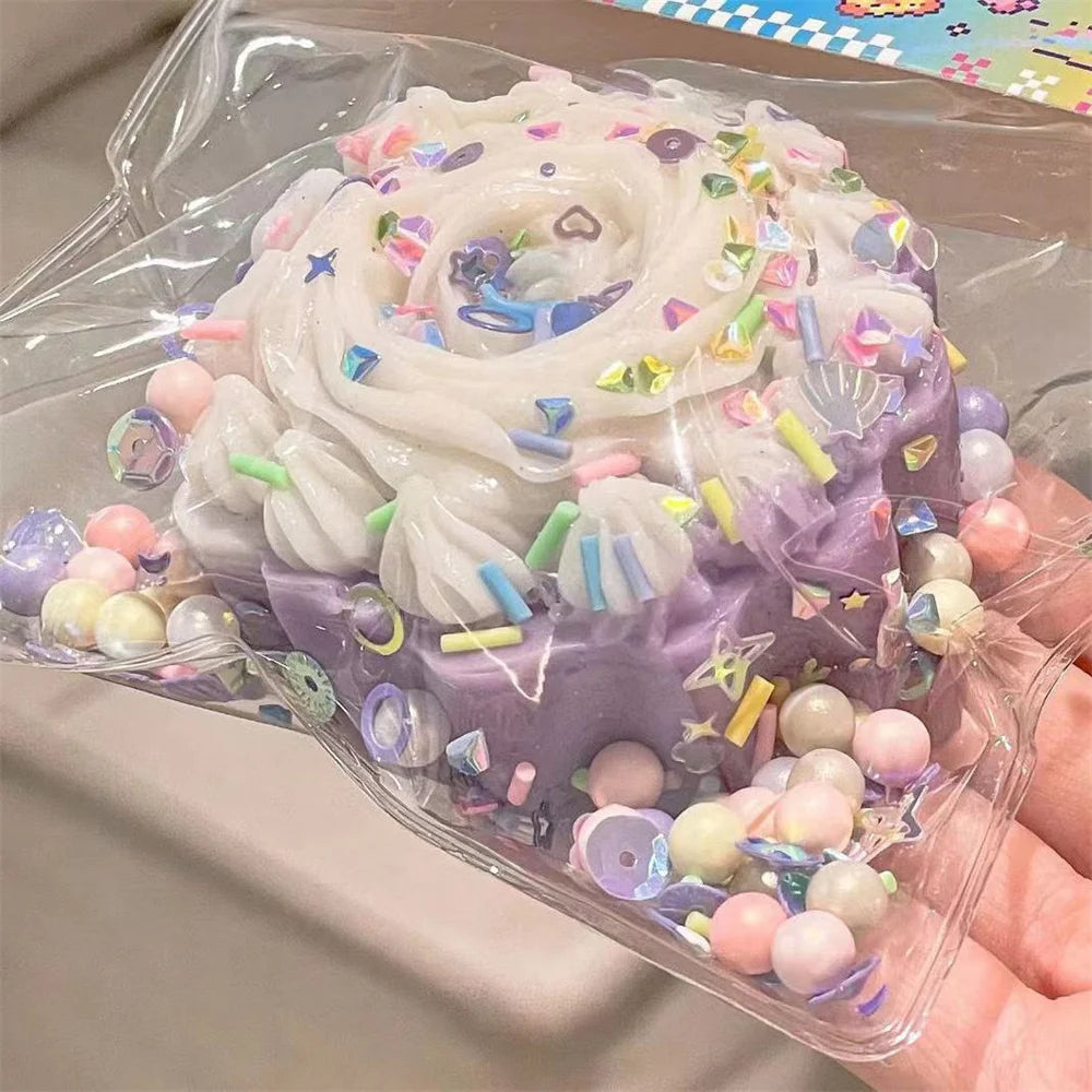 Cake Food Stress Relief Squeeze