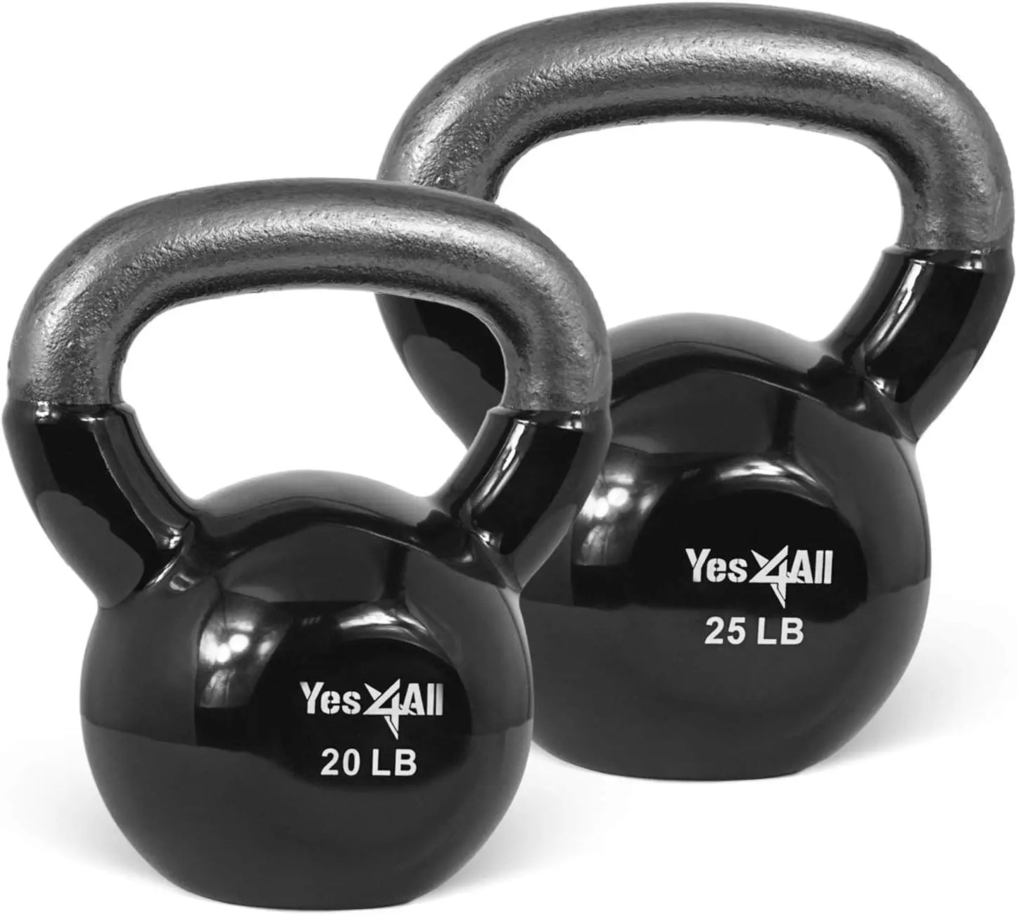 Vinyl Coated Kettlebell Set