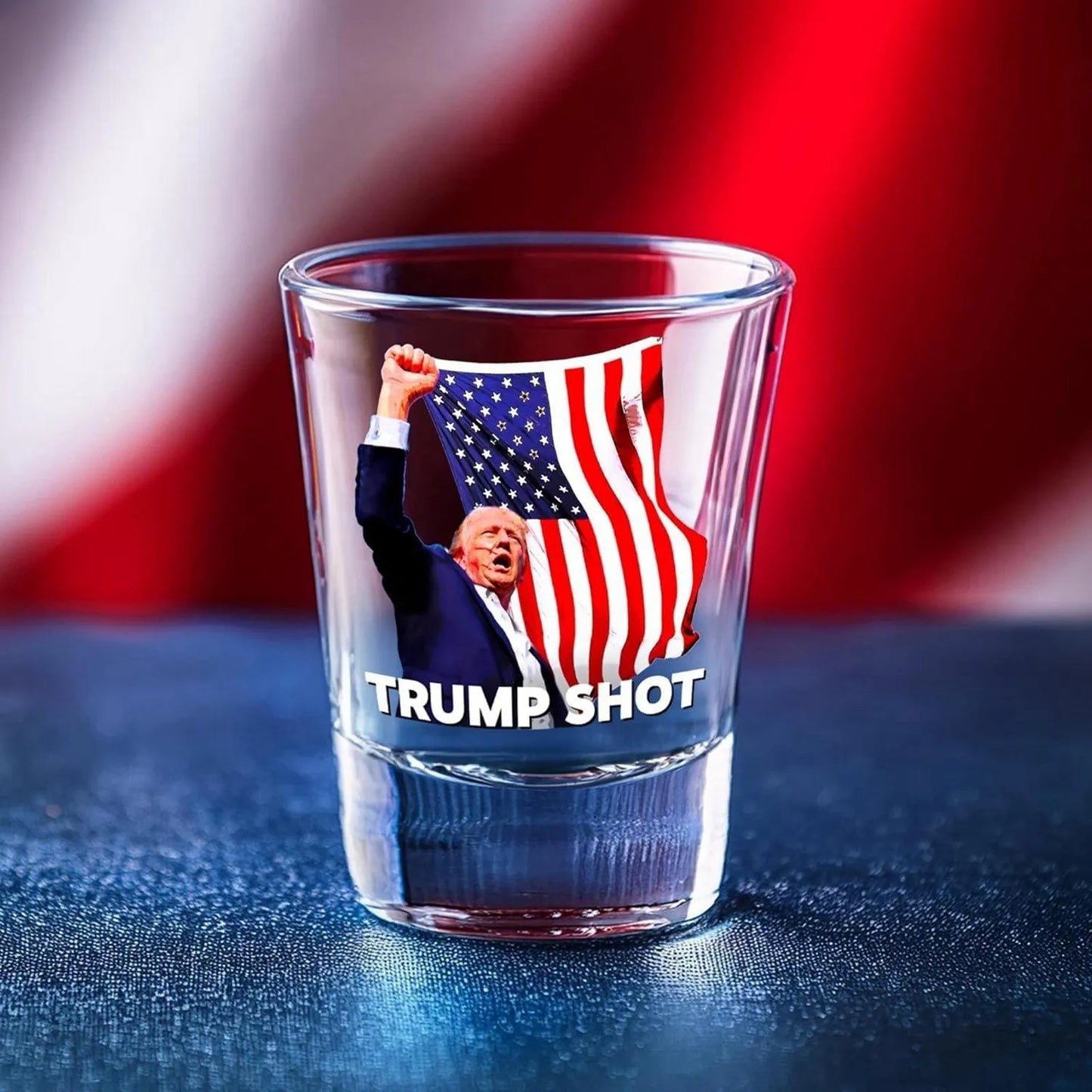 2024 Presidential Election Trump shot glass