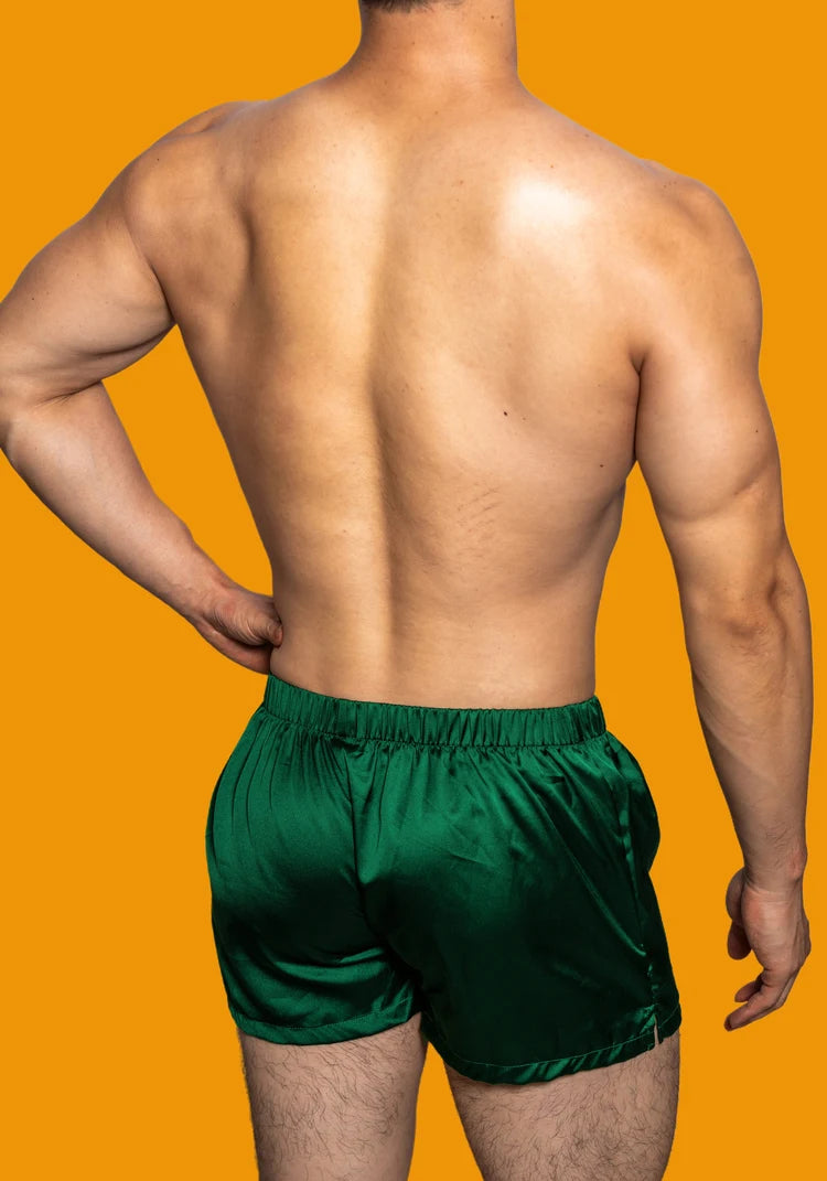 Men's Low-Rise Silk Smooth Boxer Briefs