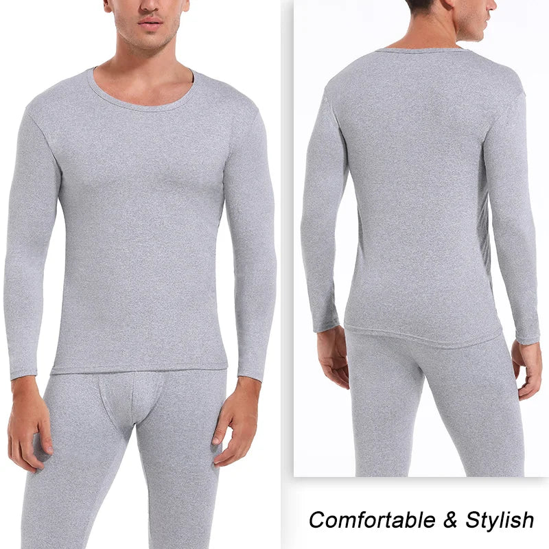 Thermal Underwear for Men – Fleece-Lined Long Johns Sport Base Layer for Winter Cold Weather