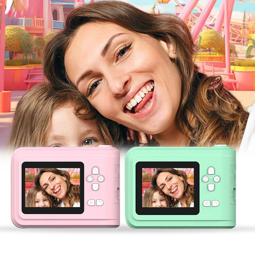 Kids Instant Camera with Print Photo Paper