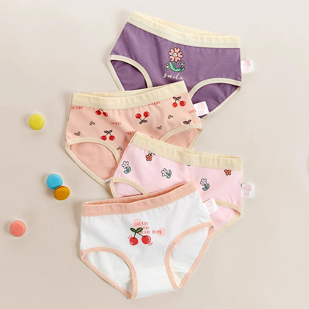 Girls Cotton Briefs